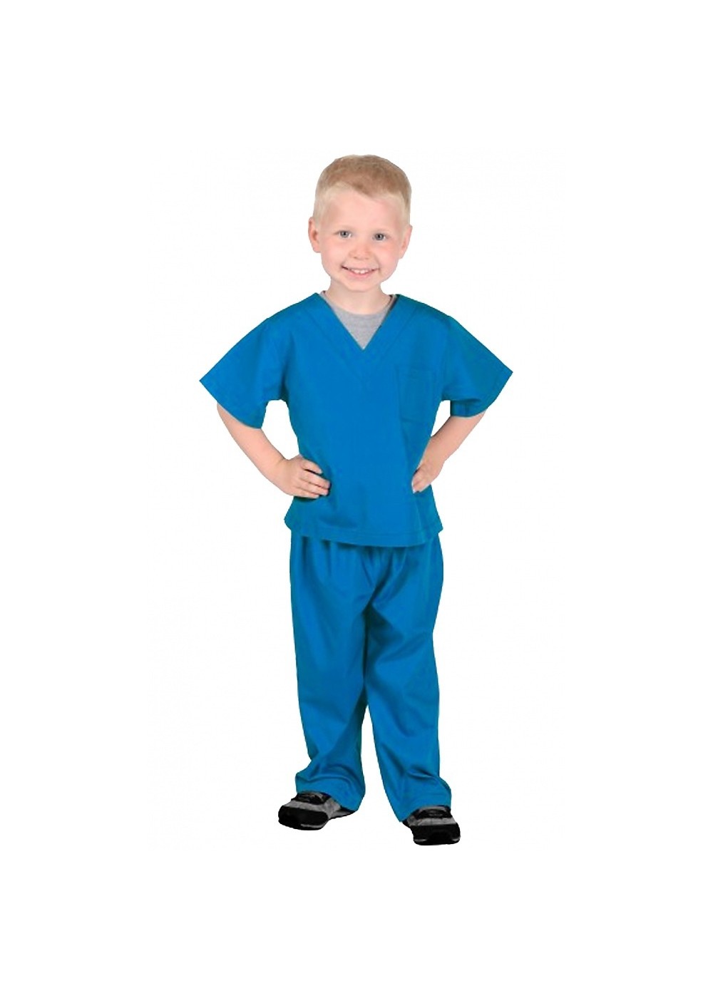 Children's Blue Scrub Suit Costume