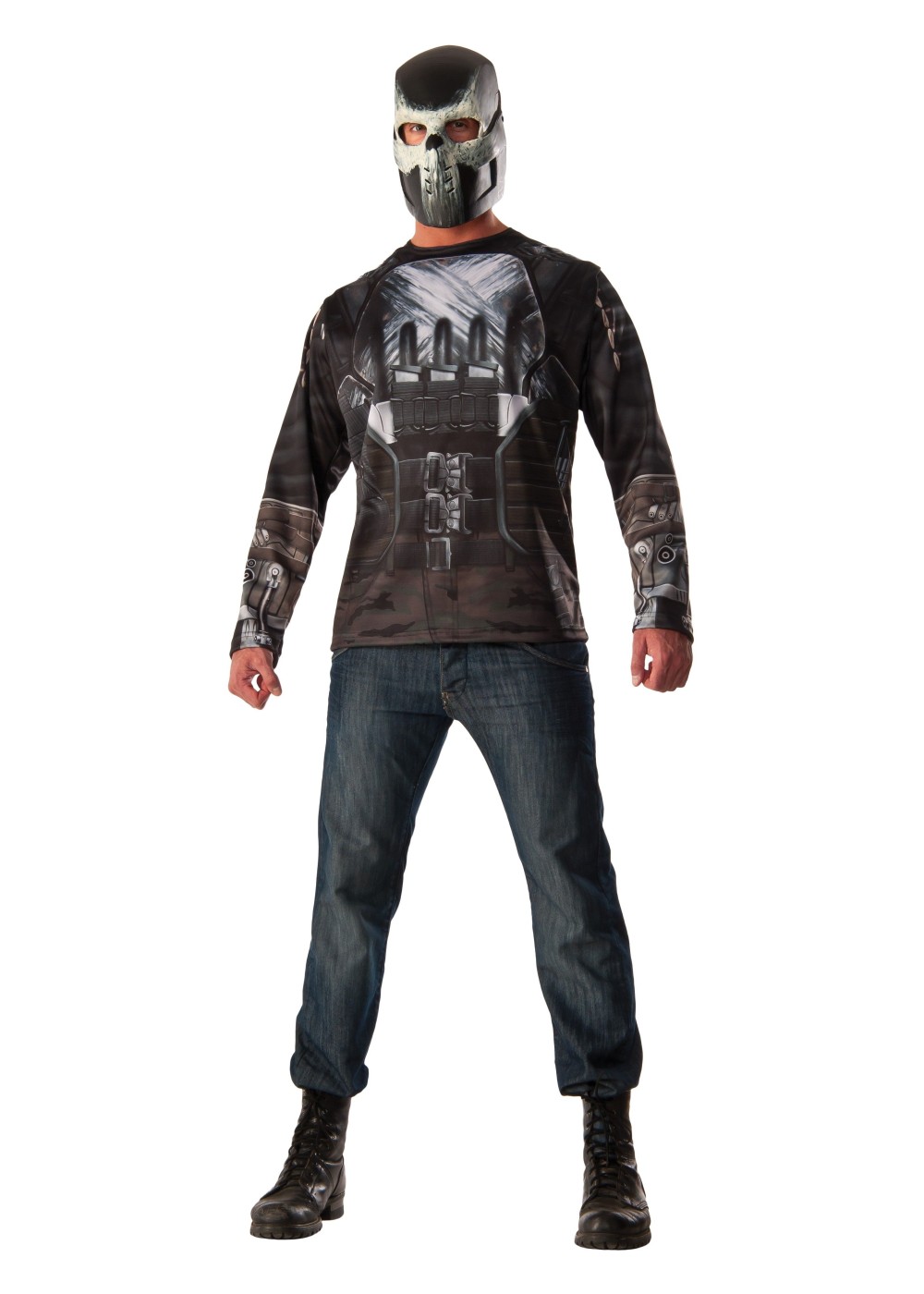 Crossbones Shirt And Mask Men Set