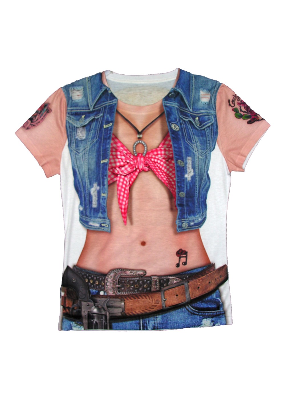 3d Cowgirl Women Shirt