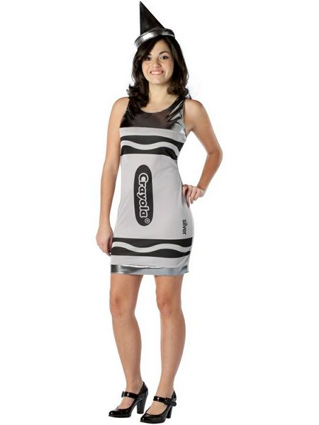 Crayola Silver Crayon Costume