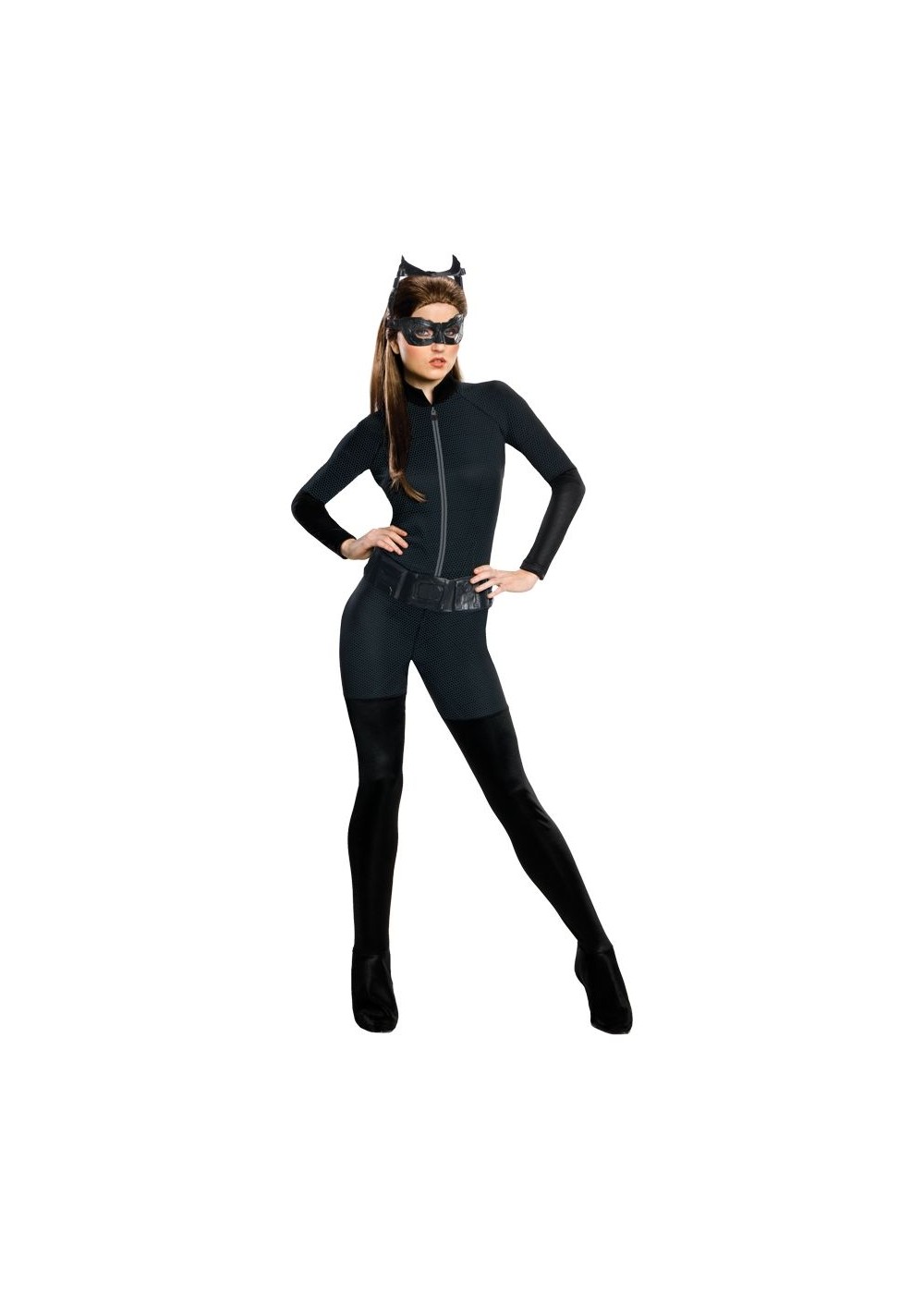 Catwoman Costume And Wig Woman Set
