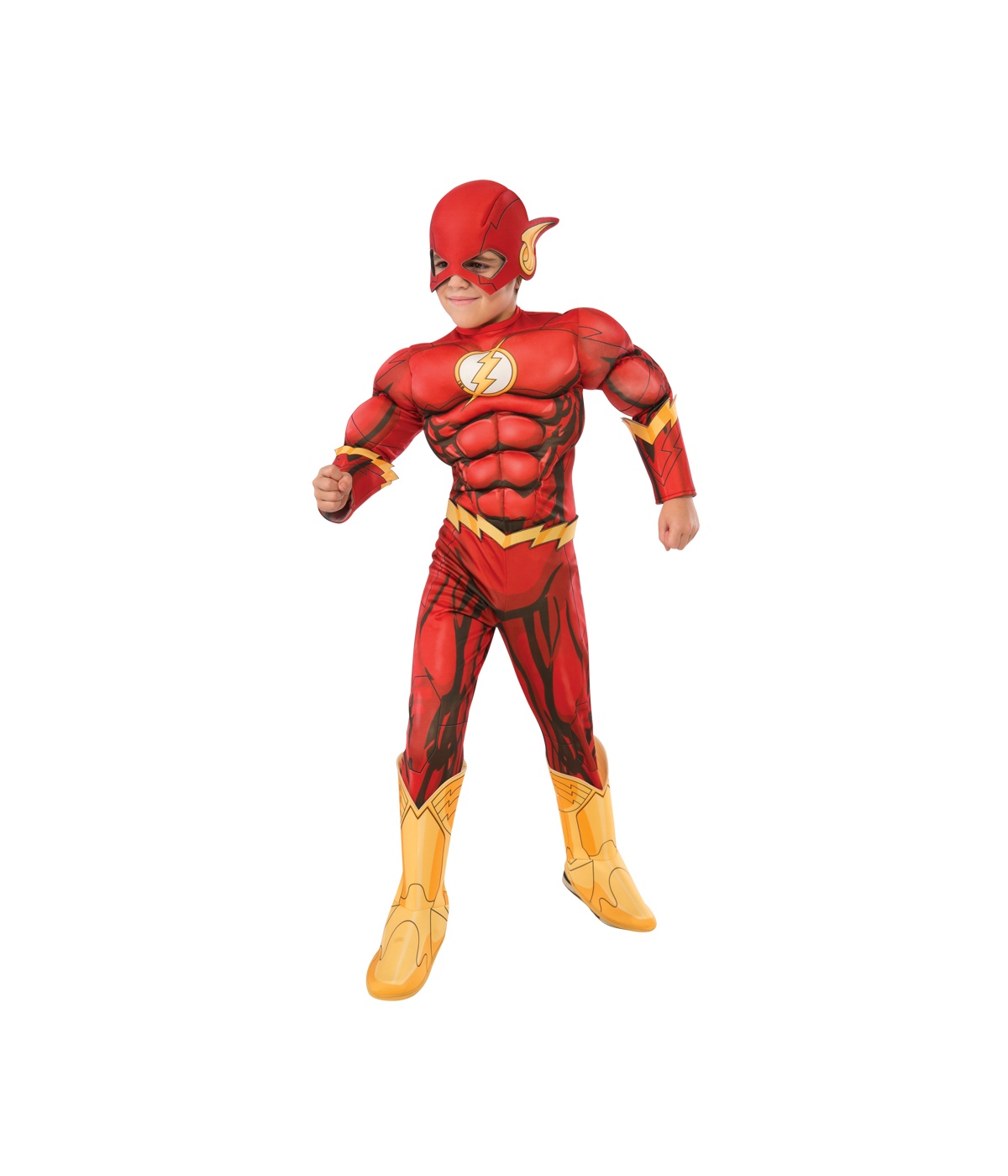 Dc Comics The Flash New 52 Boys Superhero Muscle Costume