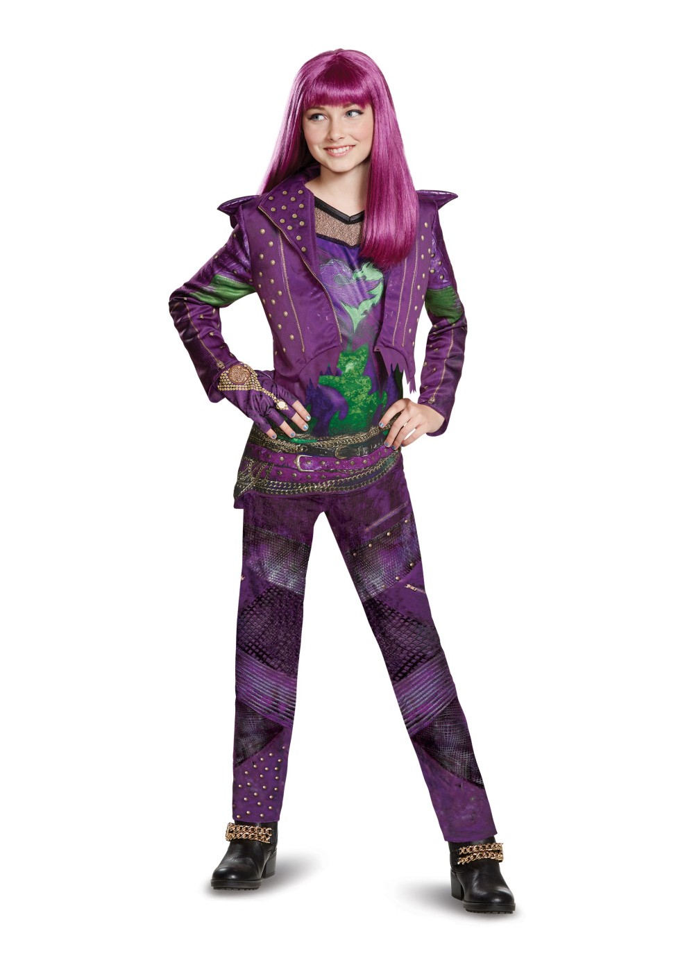 Girls Descendants 2 Mal Costume