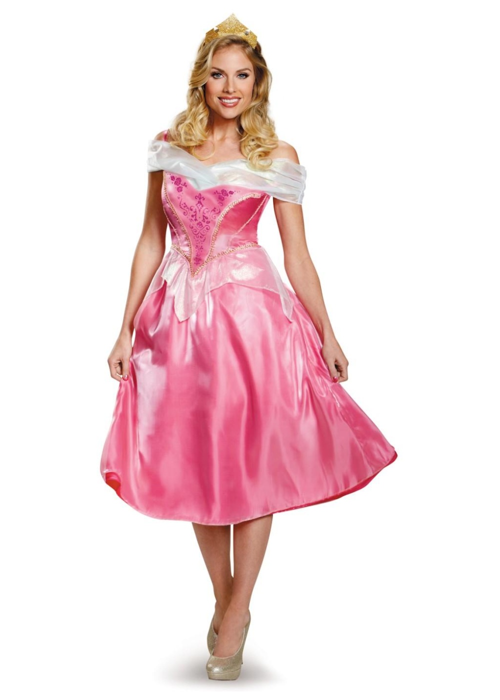 Disney Sleeping Beauty Princess Aurora Classic Womens Pink Costume