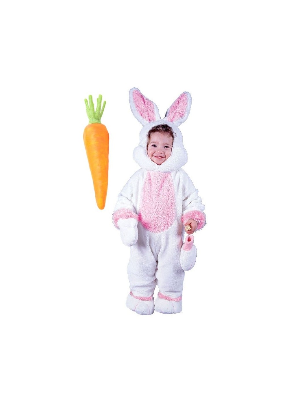 Easter Bunny Baby Boy And Carrot Prop Costume Set