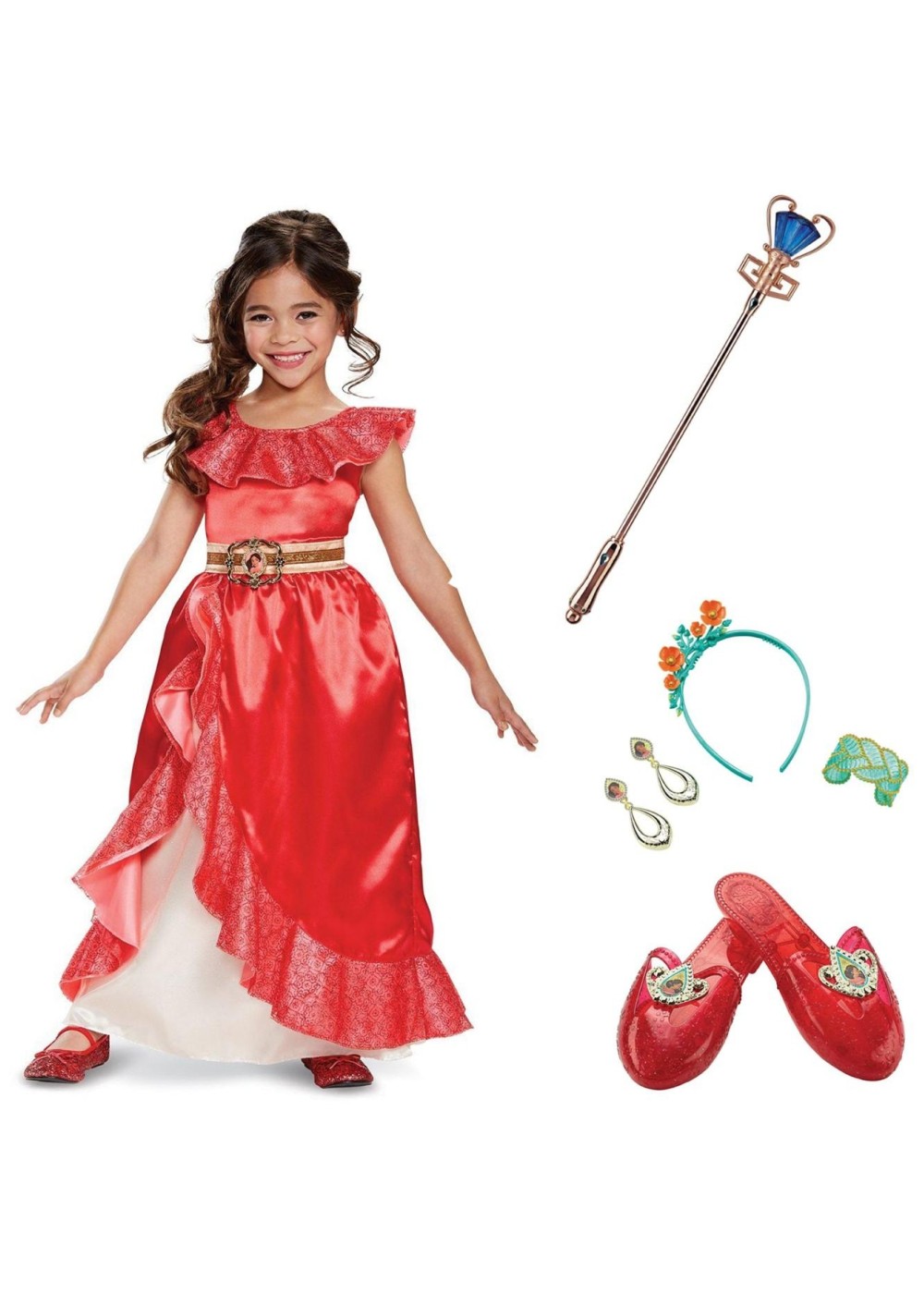 Elena Of Avalor Girls Costume Kit