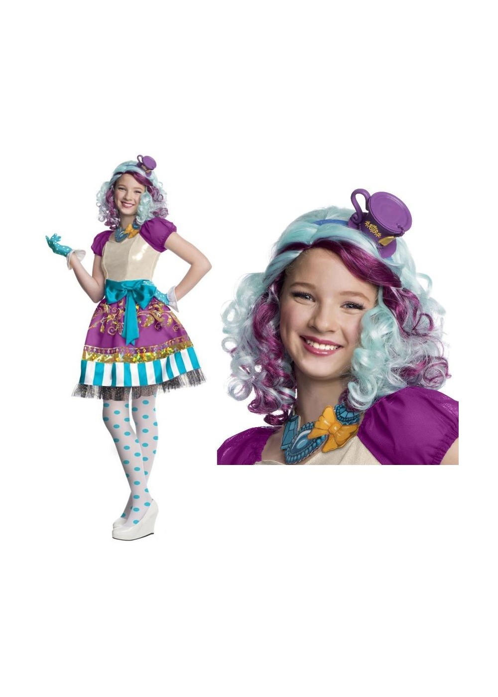 Ever After High Madeline Girl Costume Kit