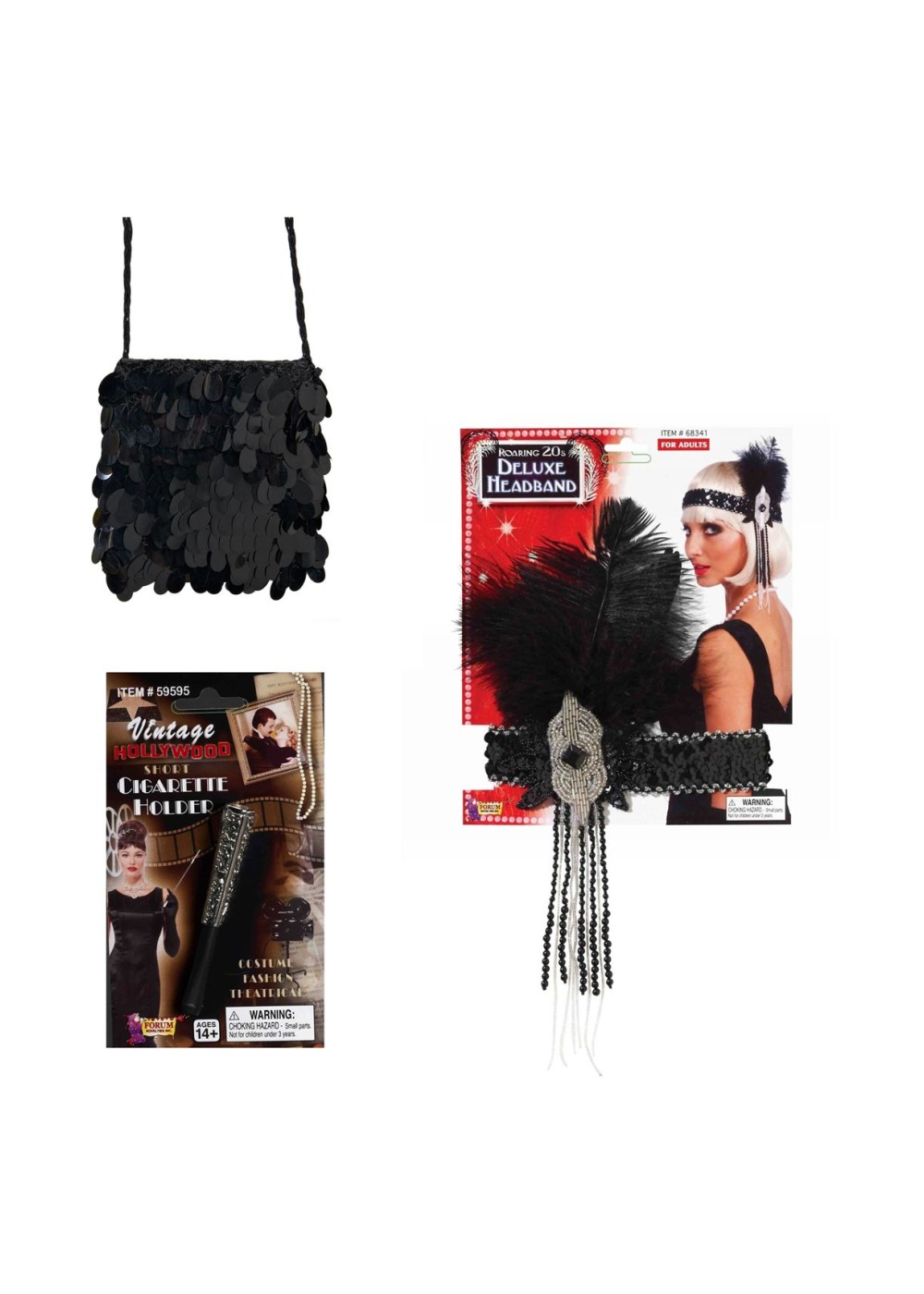 1920s Flapper Woman Costume Set