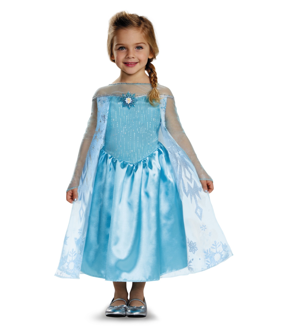 Frozen Elsa Little Girls Disney Costume Party Dress Arendale Ice Queen