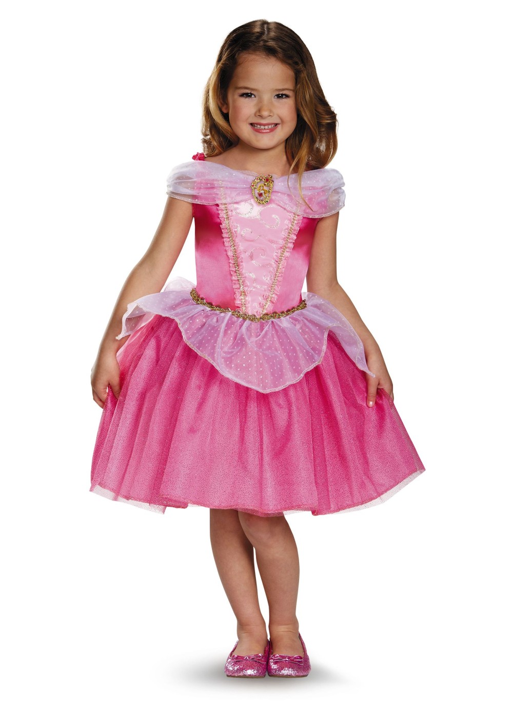 Disney Sleeping Beauty Aurora Classic Girls Costume
