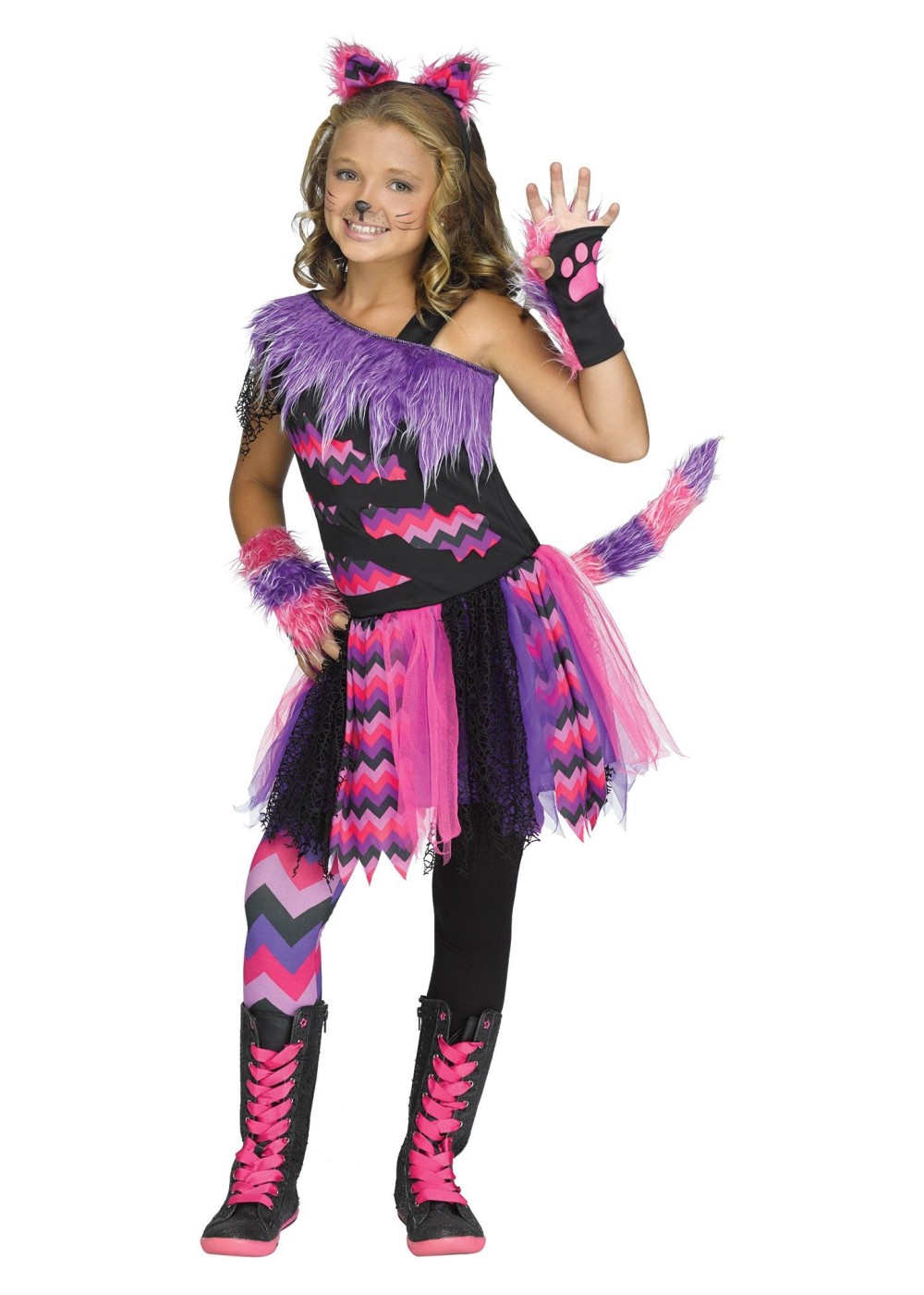 Girls Cheshire Cat Costume