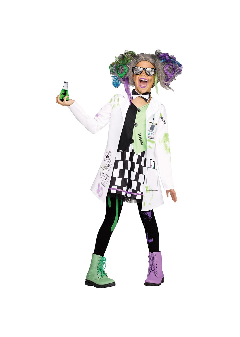 Girls Mad Scientist Costume