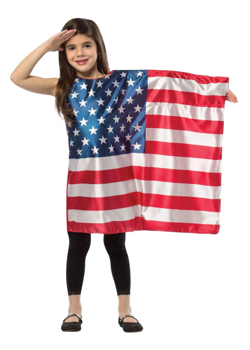 Usa Flag Dress Girls Costume