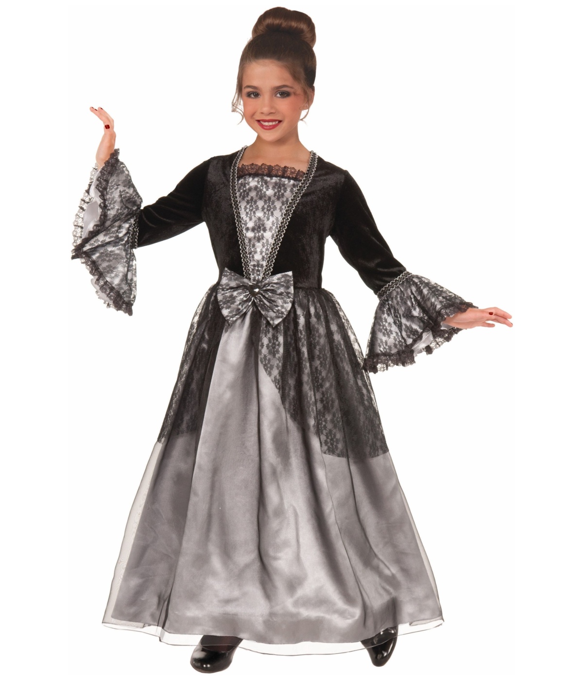 Gothic Princess Silver Gloom Big Girls Costume