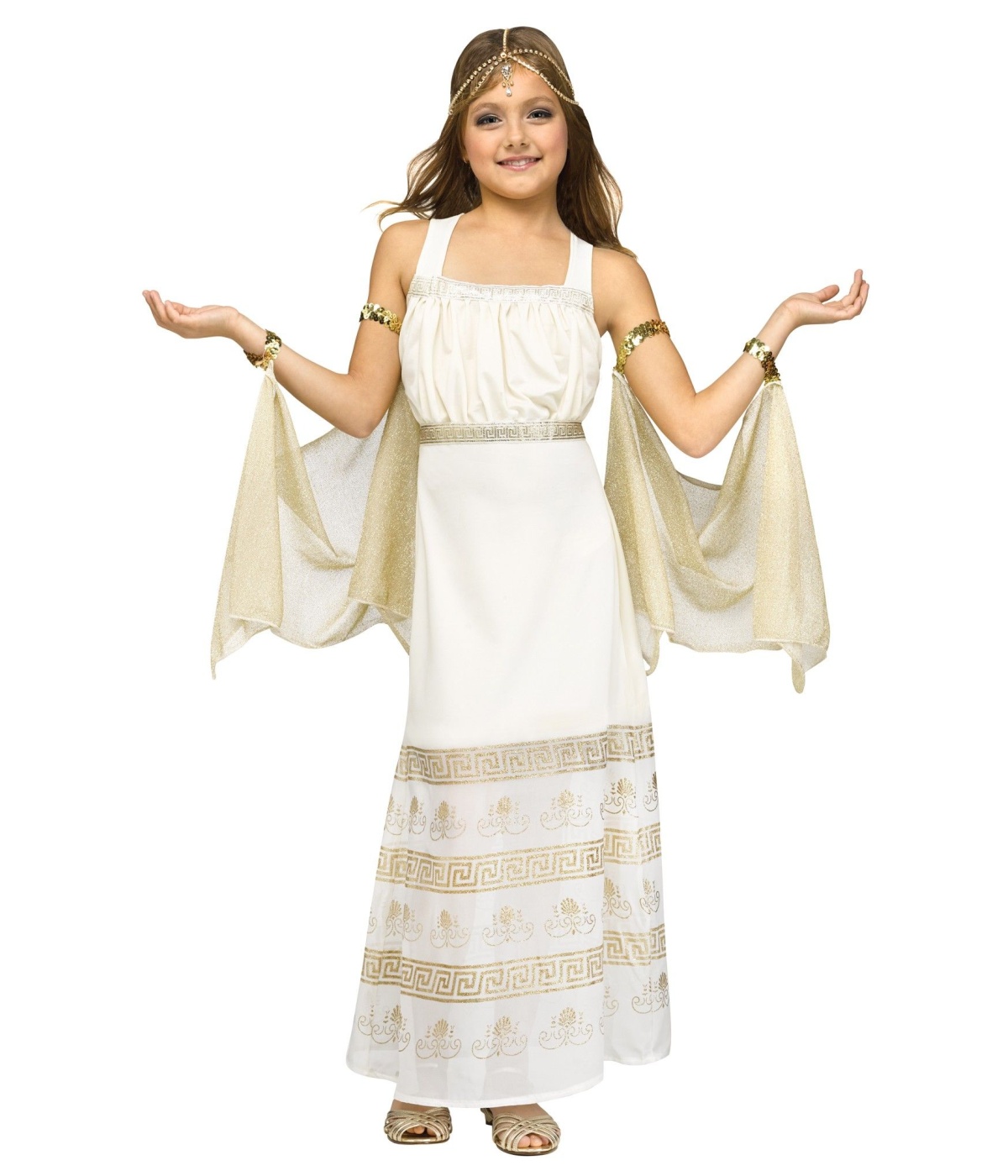 Glamorous Goddess Greek Big Girls Costume