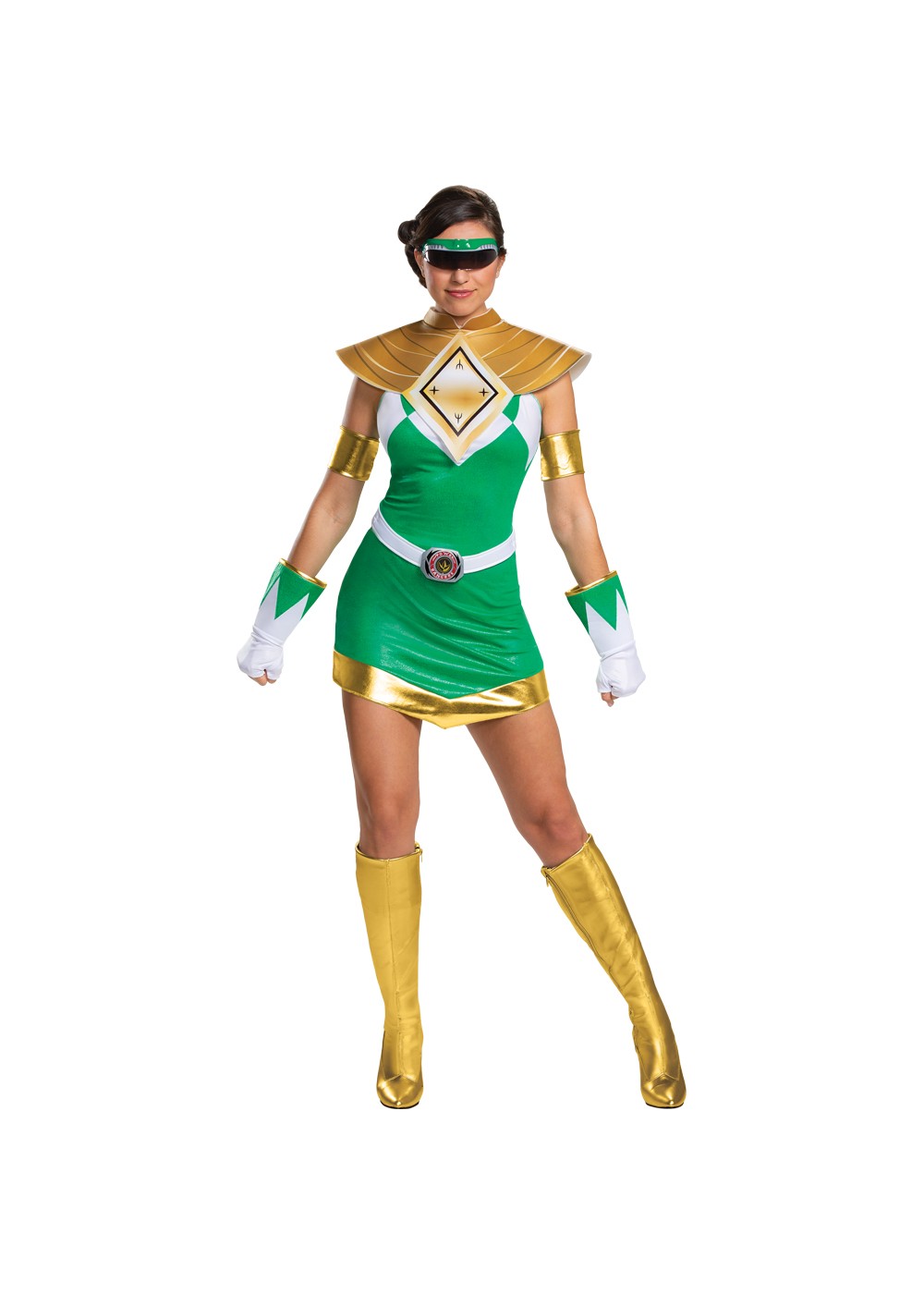 Green Ranger Womens Costume Mighty Morphin