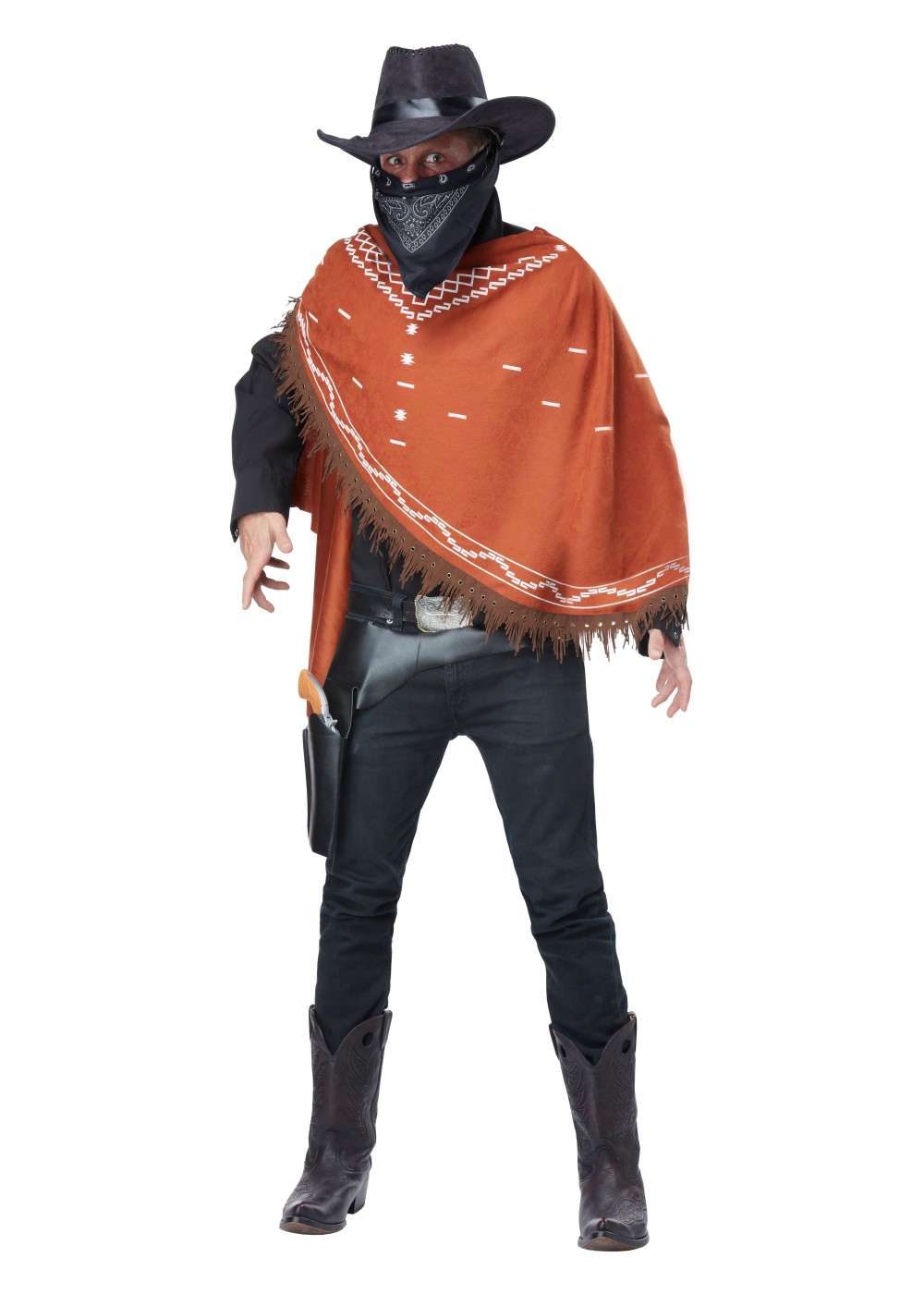 Gruesome Outlaw Felon Cowboy Men Costume