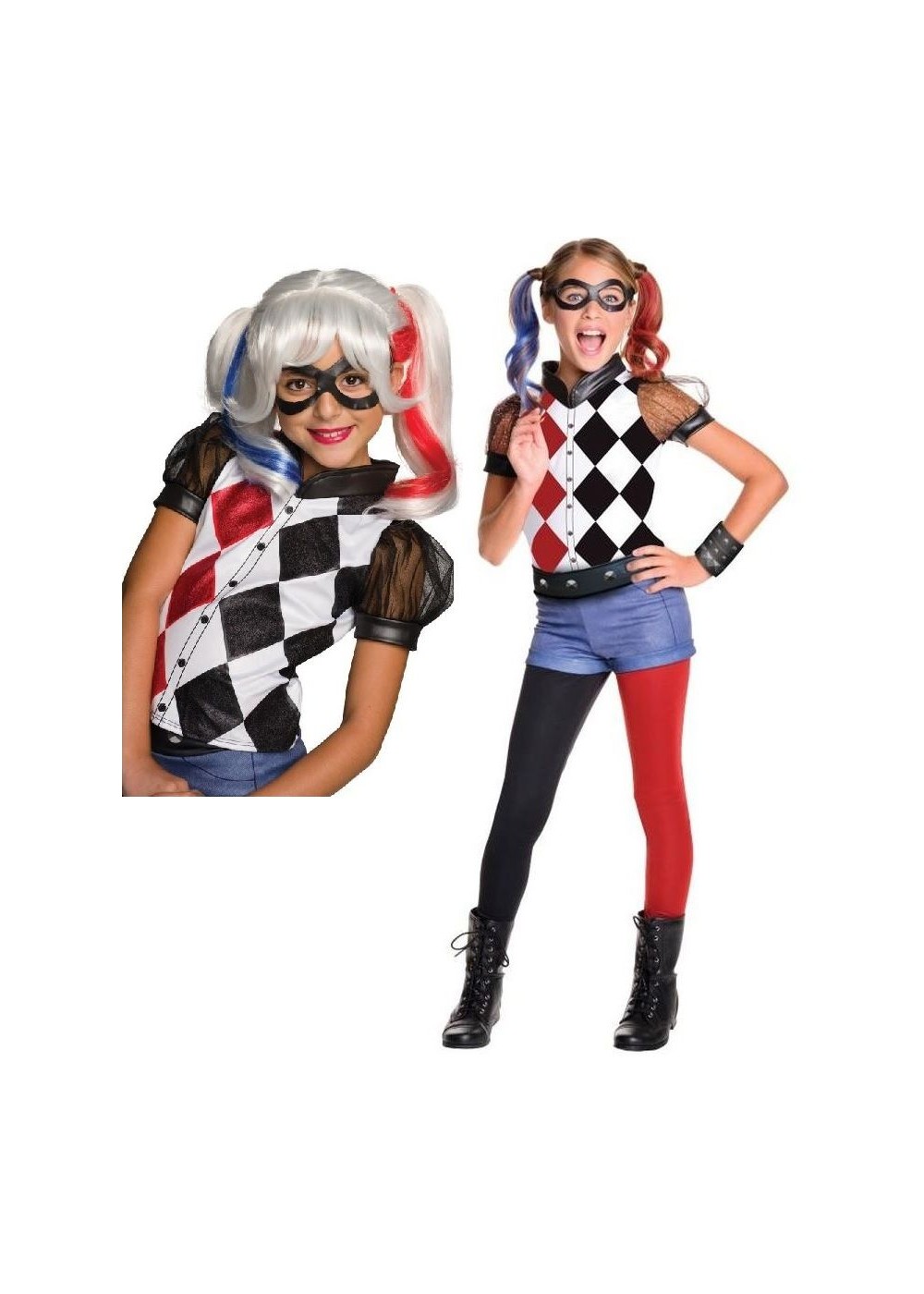 Girl Harley Quinn Costume Kit