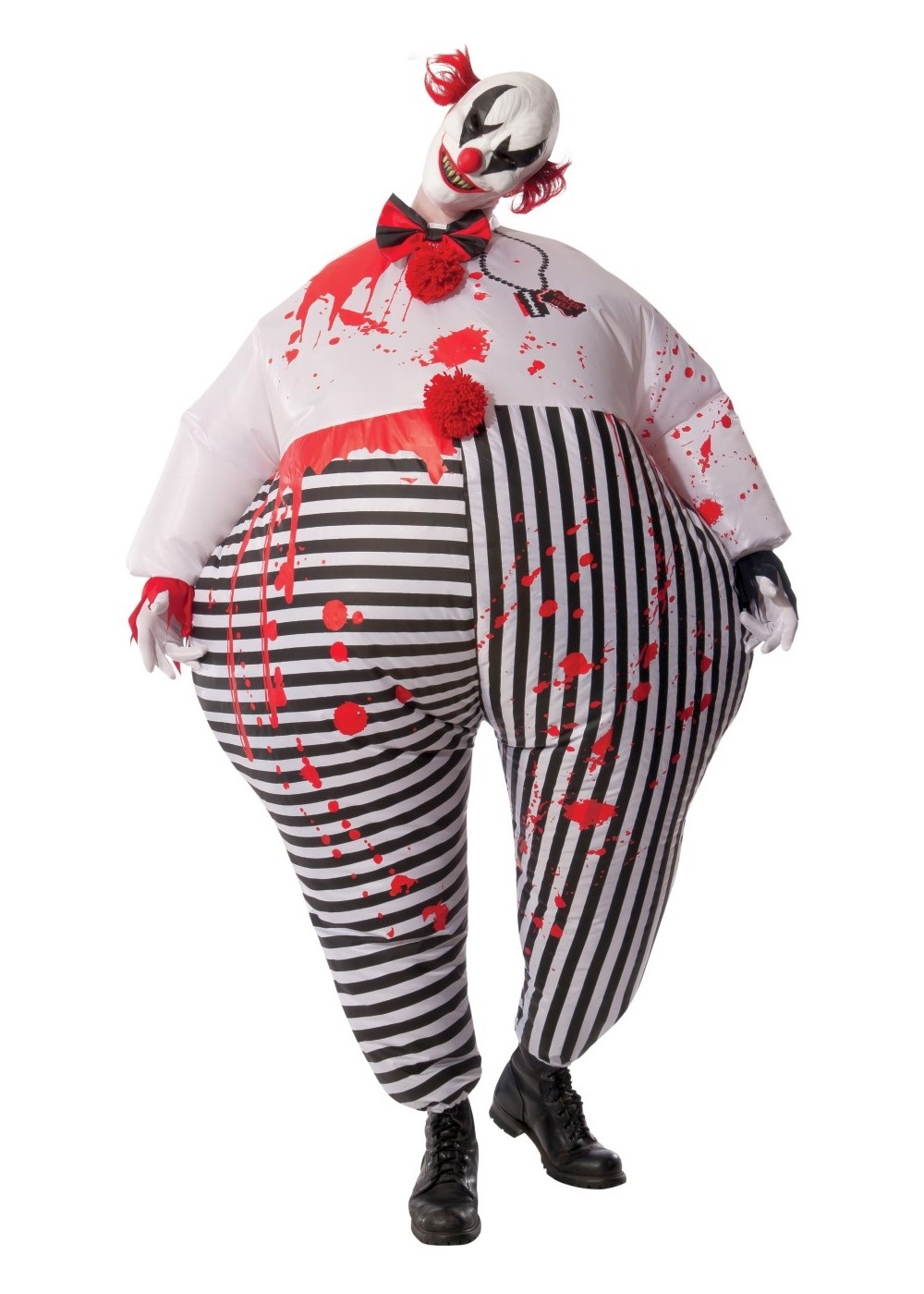 Inflatable Bloody Clown Mens Costume