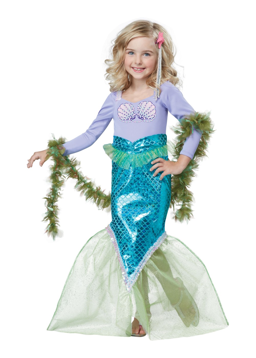 Magical Mermaid Little Girls Costume