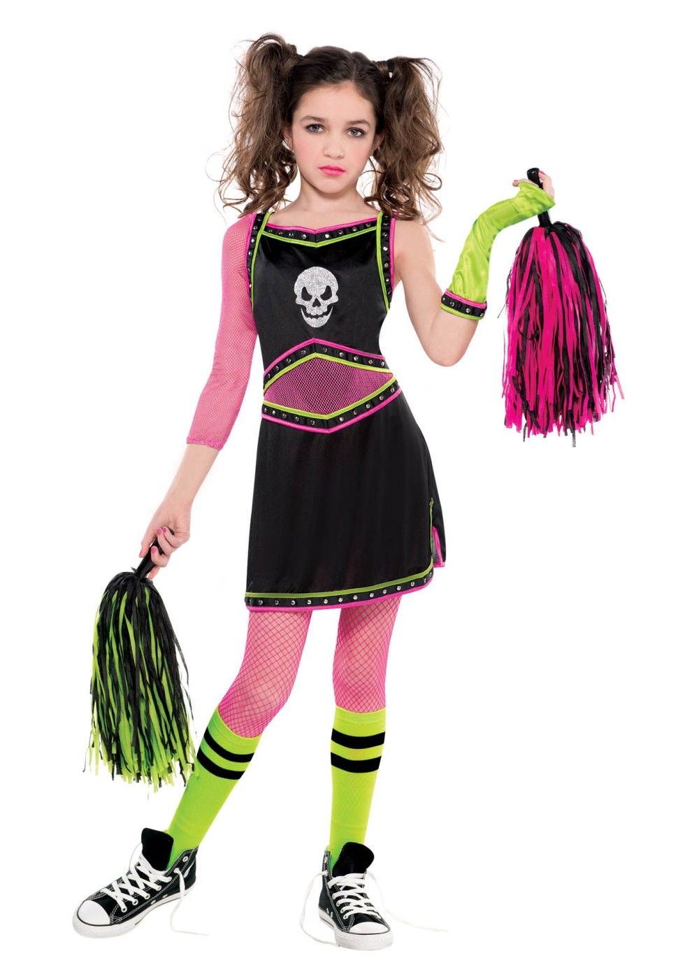 Mean Spirit Cheerleader Girls Costume