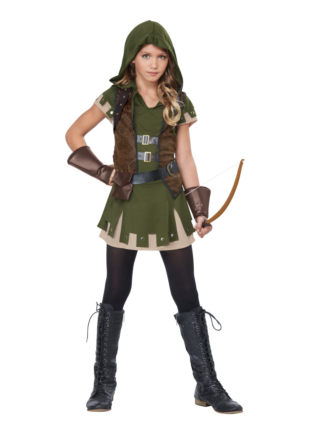 Miss Robin Hood Girls Tween Costume