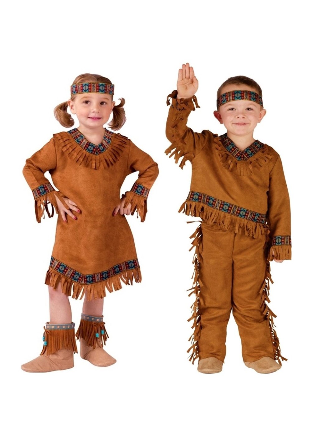 Native American Indian Baby Boy And Baby Girls Costumes