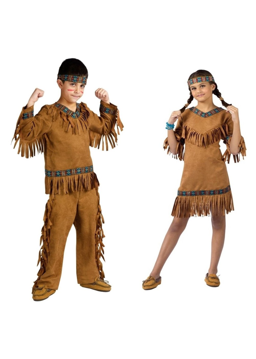 Native American Boys And Girls Costumes