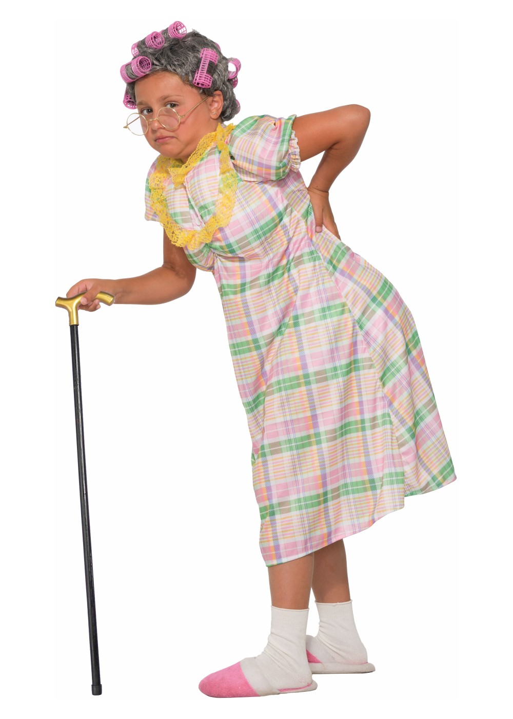 Girls Old Lady Costume