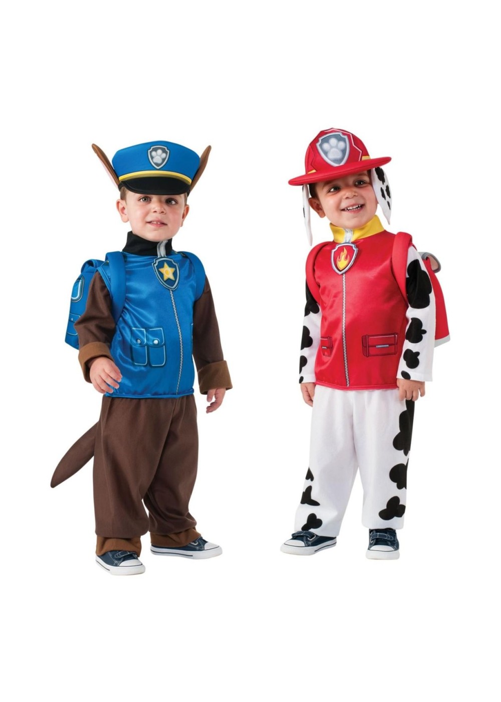 Paw Patrol Marshall And Chase Boys Costume Combo