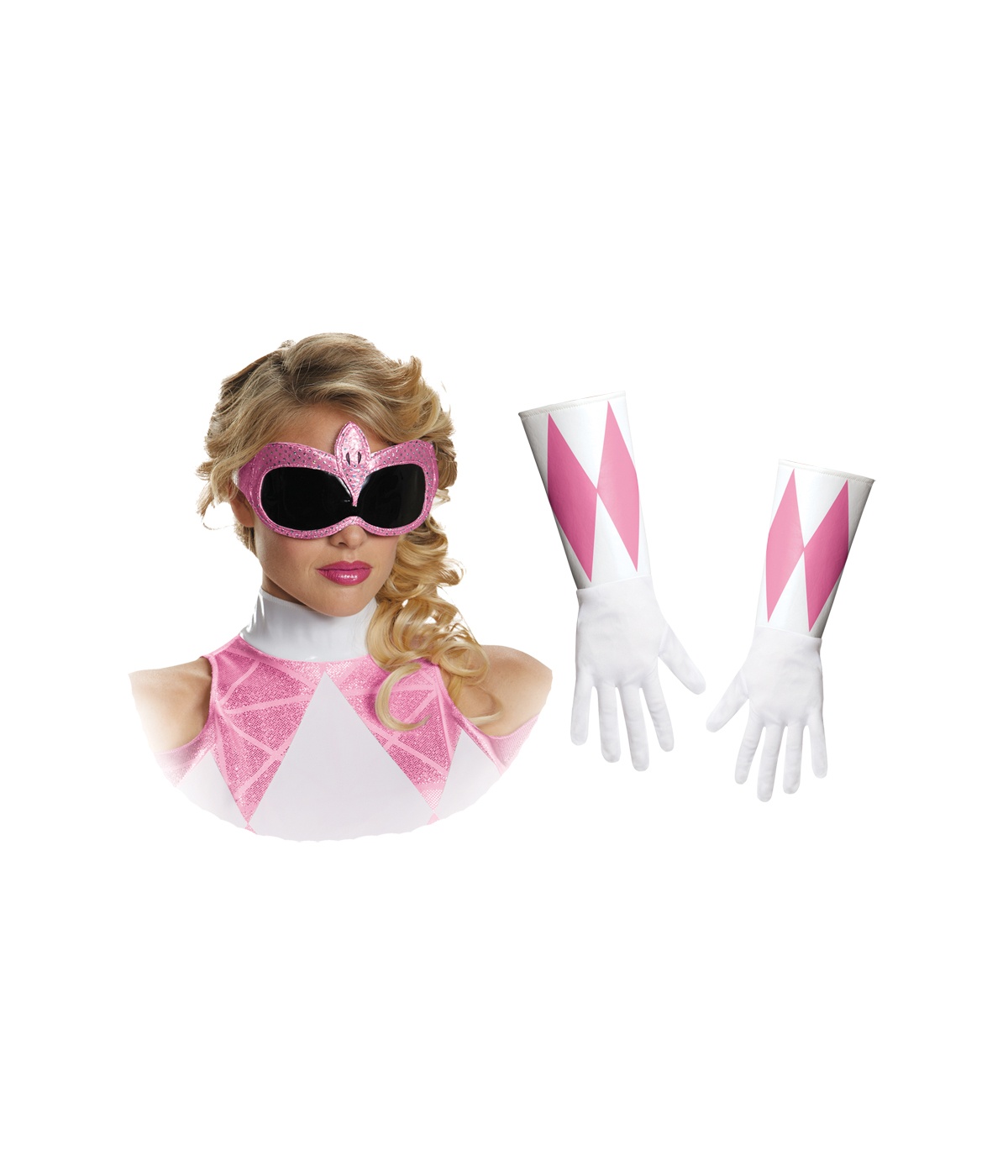 Pink Power Rangers Women Costume Kit