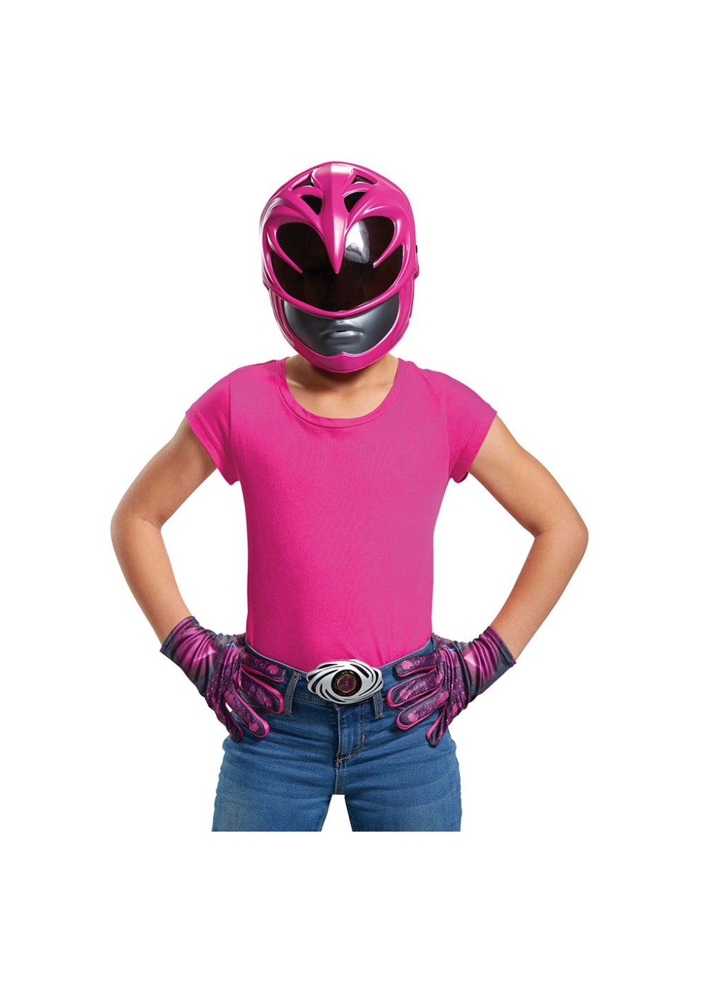 Girls Pink Ranger Movie Accessory Kit