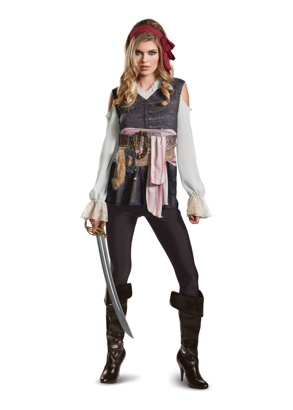 Pirates Of The Caribbean Jack Sparrow Women Costume