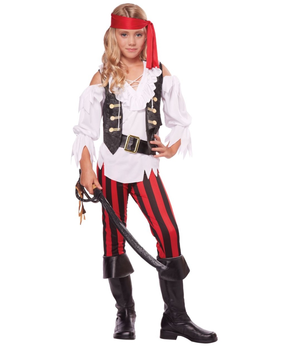 Posh Pirate Girls Costume