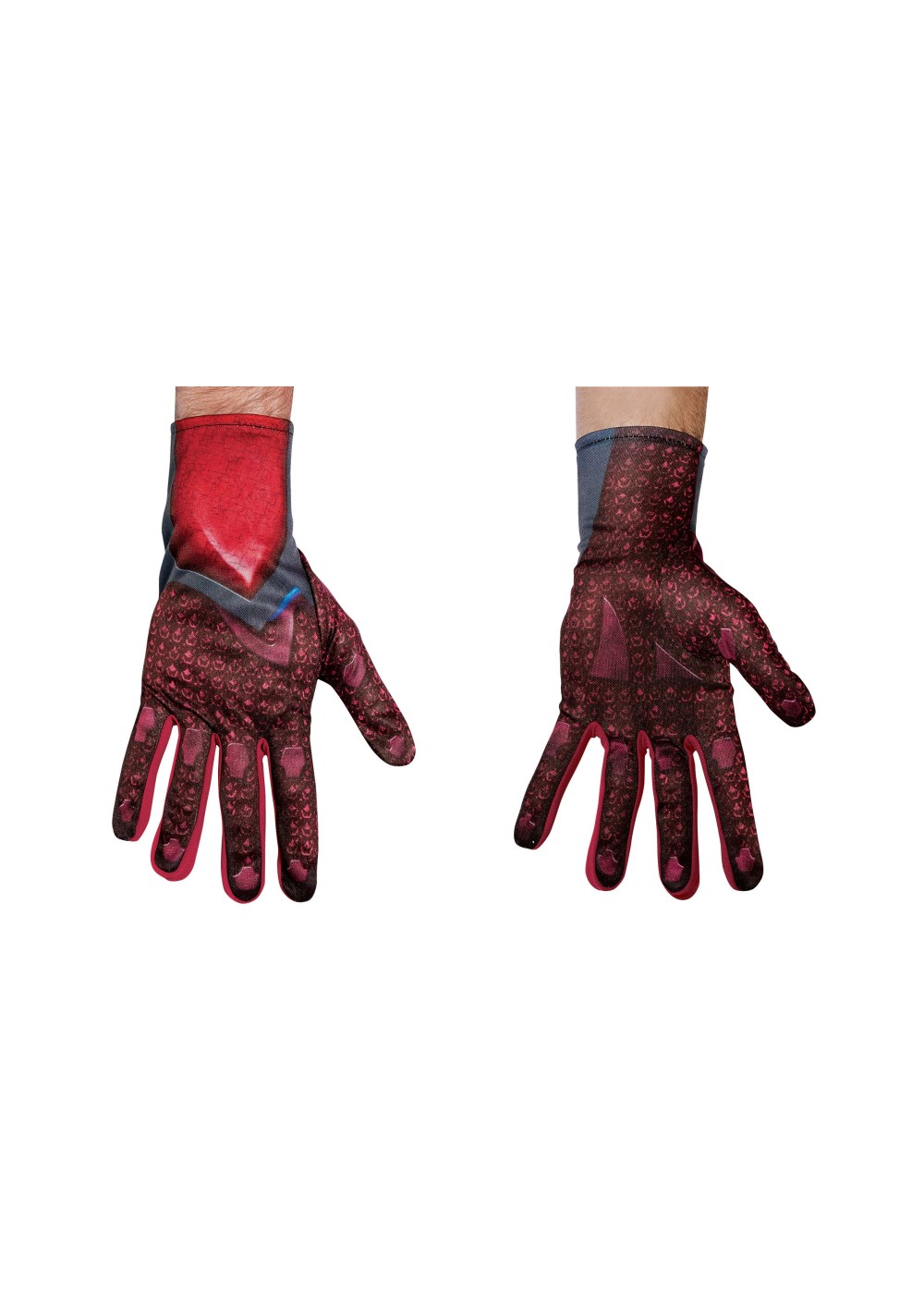 Power Ranger Red Men Costume Gloves