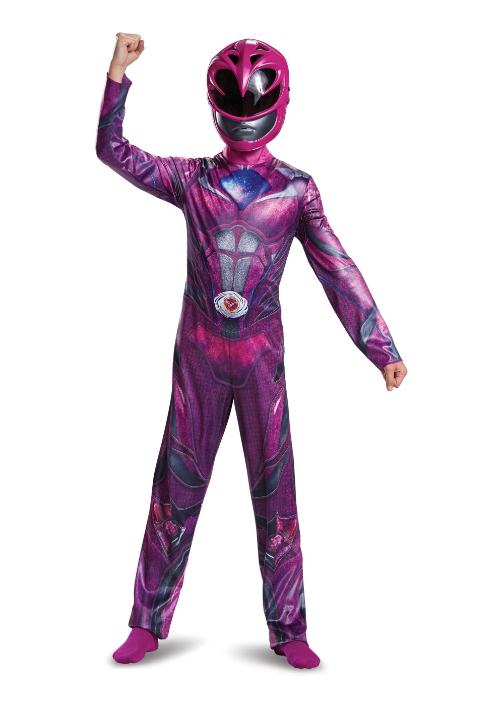 Girls Pink Power Ranger Movie Costume