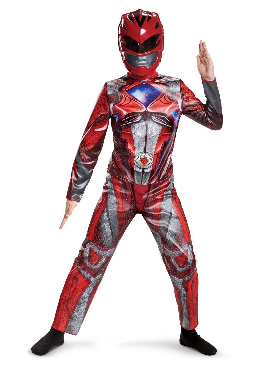 Boys Power Rangers Movie Red Ranger Costume
