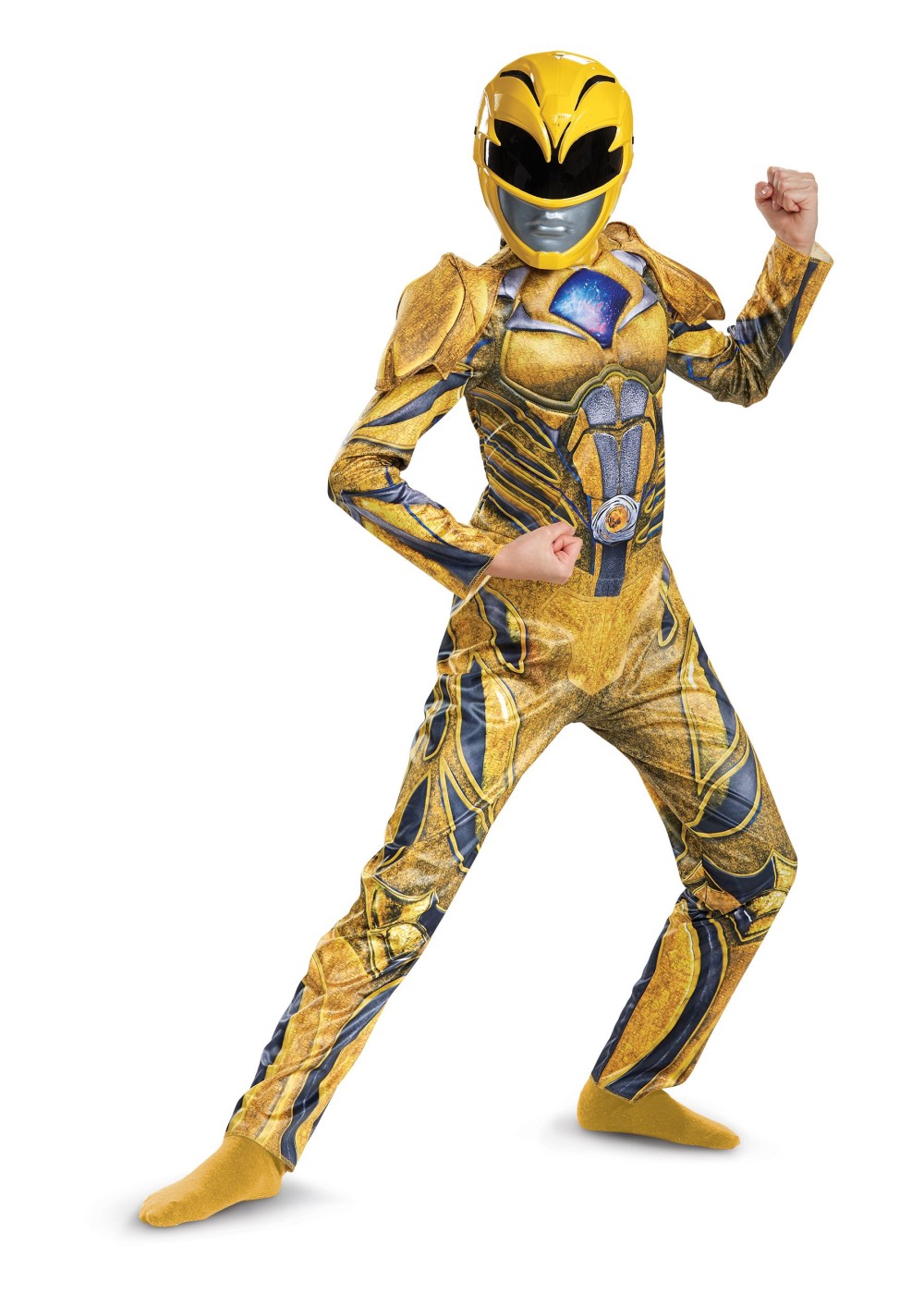 Kids Yellow Power Ranger Movie Costume