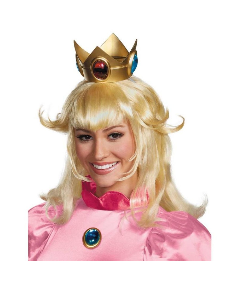 Princess Peach Womens Cosplay Wig