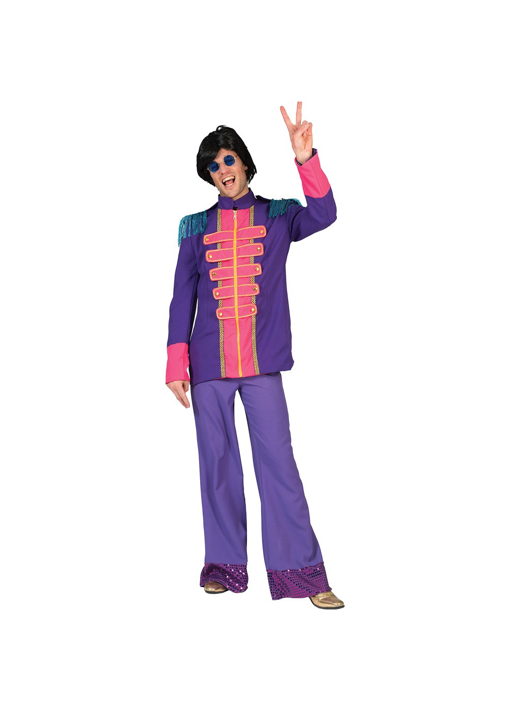 Purple Colorful Sixties Mens Jacket