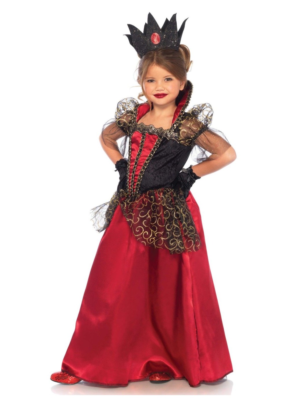 Red Queen Girls Costume