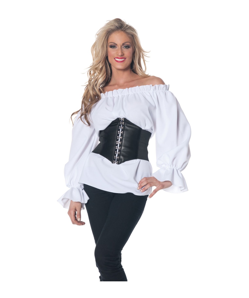 Renaissance White Blouse Womens Costume