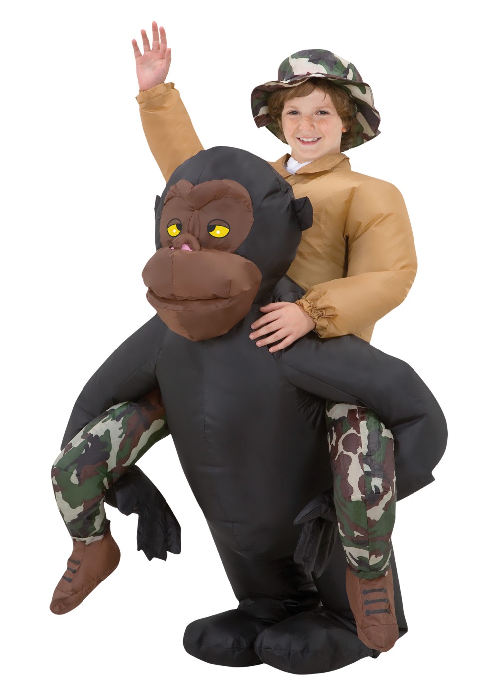 Riding Gorilla Inflatable Boys Costume