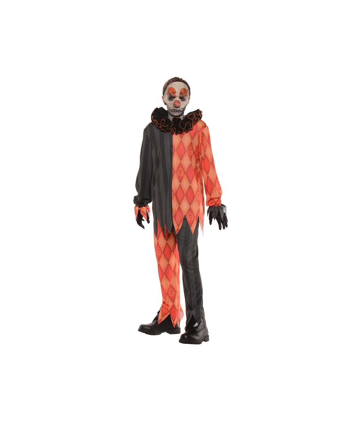 Scary Sinister Clown Big Boys Costume