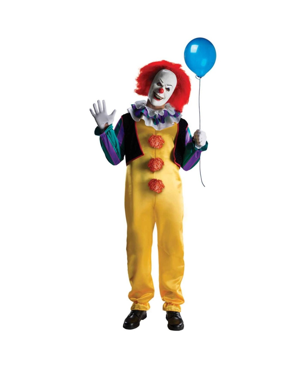Stephen Kings It Pennywise Mens Scary Clown Halloween Costume
