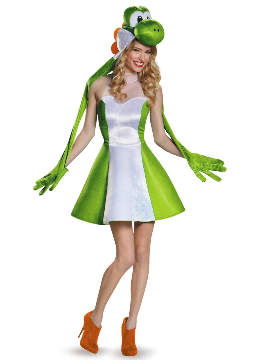 Super Mario Bros Yoshi Womens Video Game Costume