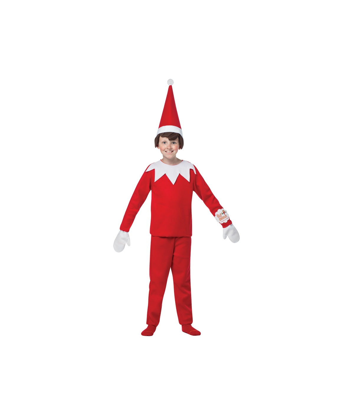 Christmas Holiday Elf On The Shelf Big Boys Costume