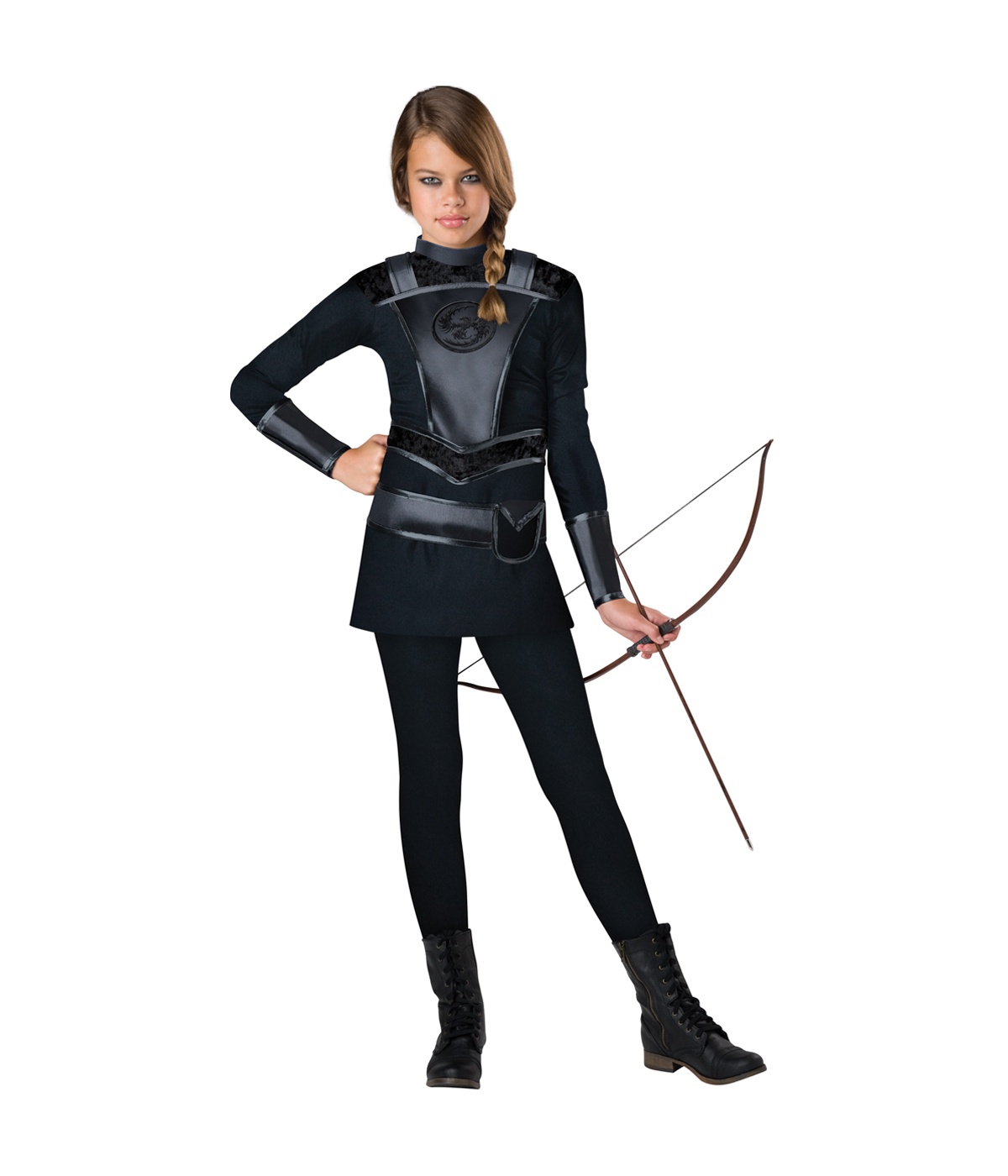 Hunger Games Mockingjay Katniss Everdeen Huntress Archer Girls Costume