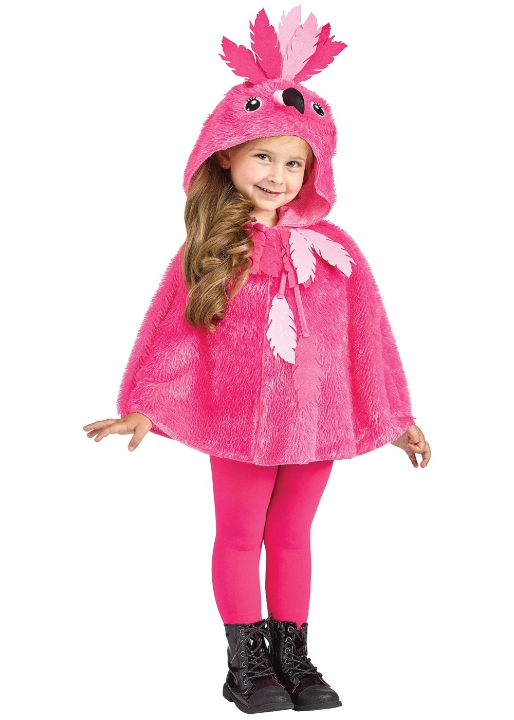 Toddler Flamingo Hooded Cape