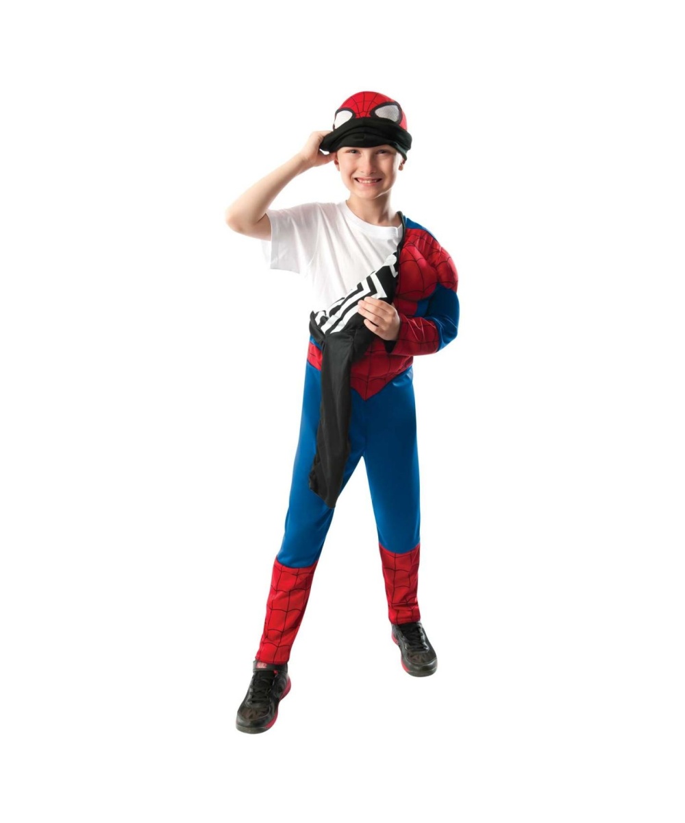 Ultimate Spiderman Movie Reversible Boys Halloween Costume